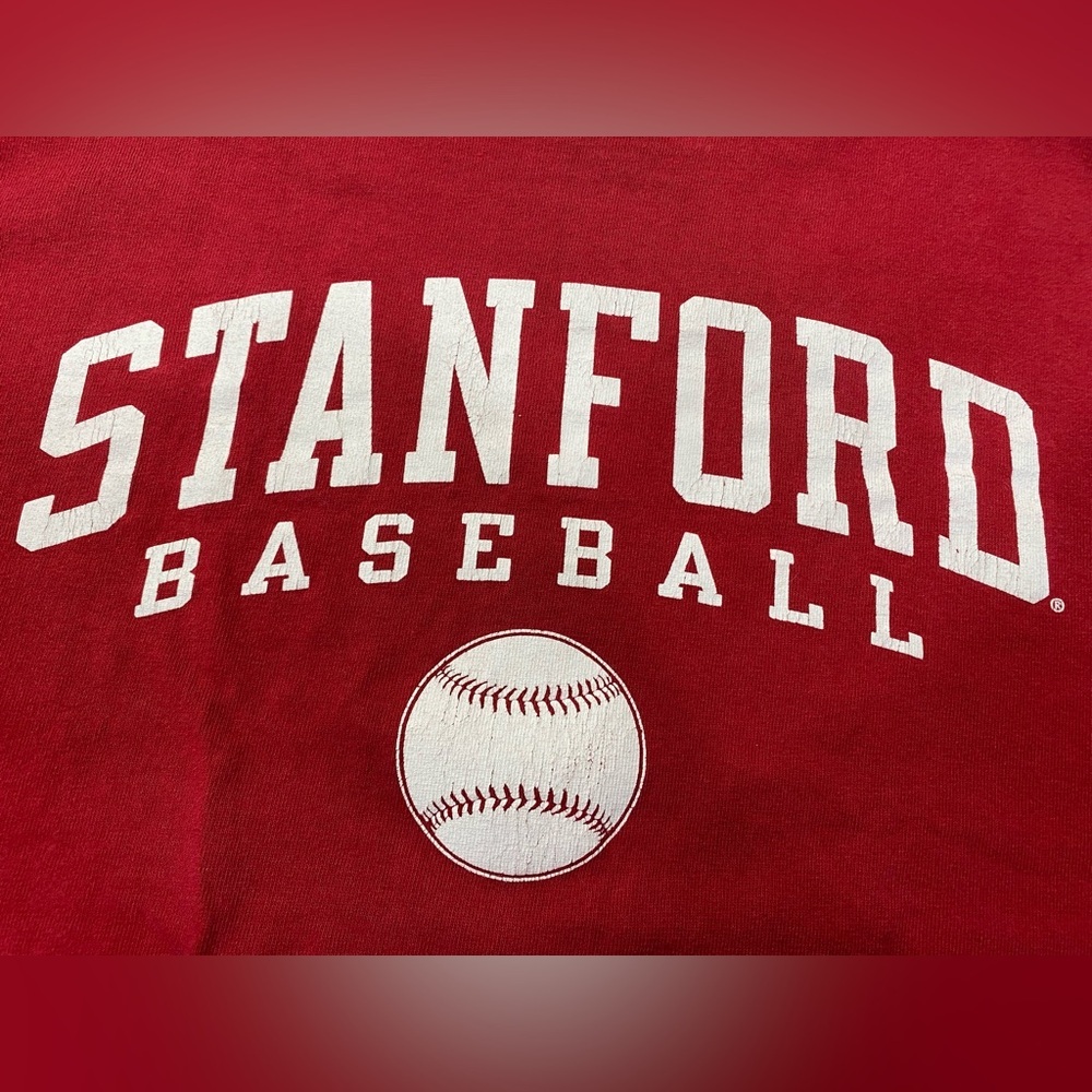 STANFORD UNIVERSITY | Cardinal-Red Team Baseball Tee | Kids Size M - Picture 10 of 12